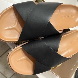 Madewell sandals.  Like new !  Purchased from Nordstrom. Black. Size 9